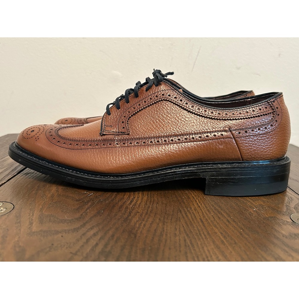 VTG Bostonian Crown Windsor Brown Longwing Derby shoes Men's 10E/C